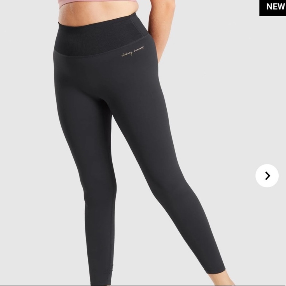 Whitney Simmons x Gymshark Ribbed Waist Leggings